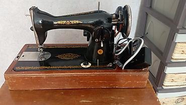elektrik naqilleri: Duz tikis masini ve overlok hər ikisidə işləkdir. Hər ikisinində — 3