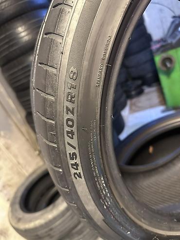 Təkərlər: SUNWIDE yay-yol şini – 245/40 ZR18 - Ölçü: 245/40 ZR18 (R18) - Tip — 2