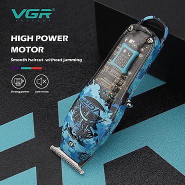 sac tokulməsi: Trimmer VGR 923 - 6000RPM /1400MAH /180 Dəqiqə / Cord/Cordless / Led — 2
