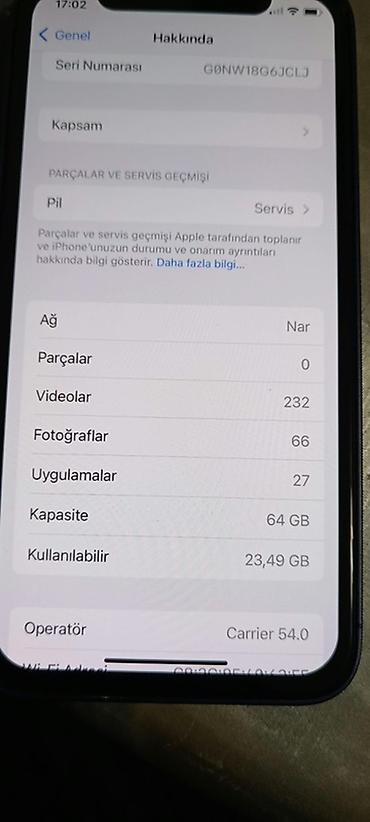 iphone kiredit: IPhone X, 64 GB, Mavi — 5