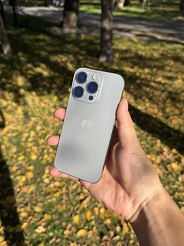 ipone 15: IPhone 15 Pro, Б/у, 256 ГБ, Natural Titanium, 100 % — 2