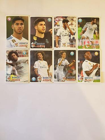 real madrid: Real Madrid futbol kartları dəsti - Mövzu: Real Madrid FK oyunçu — 2