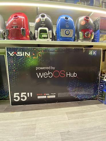 Смарт‑телевизор YASIN 55" - Диагональ: 55 дюймов - Разрешение: 4K UHD