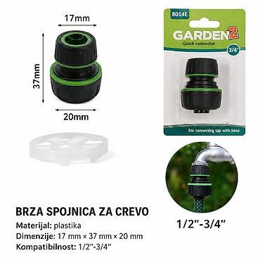 KMT Za 9369333 – Brza spojnica za crevo Opis: - Praktična spojka za