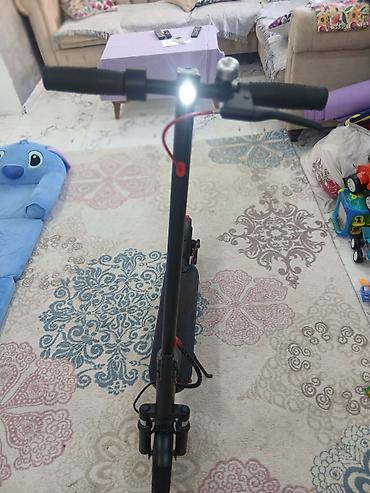 2 el scooter: Qet tezedı karobkadan sokub 1 defe yoxlamaq ucun surmusem.Baxan kımı — 9
