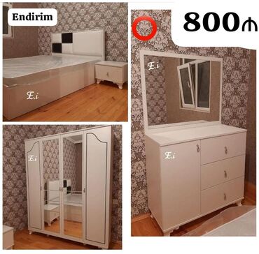 işlenmiş seyf qapi: *Yataq Dəsti - 800 AZN💥* ✔️Rəng seçimi var Dolab ölçüsü 200x160x47