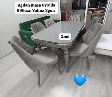 ic dizayn ev: Qonaq otağı üçün, Yeni, 6 stul — 1