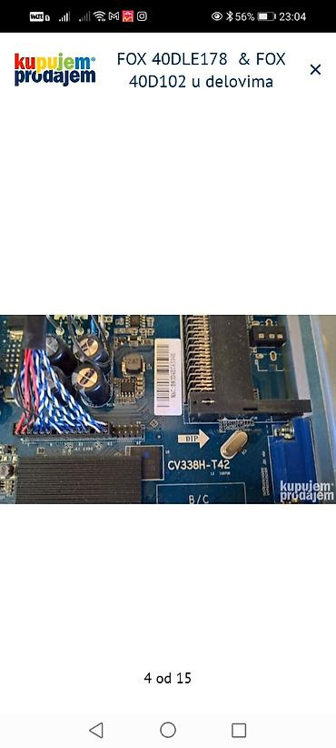 Aksesoari za TV i video: FOX 40DLE178 i FOX 40D102 – delovi za televizore (40") Dostupne — 5