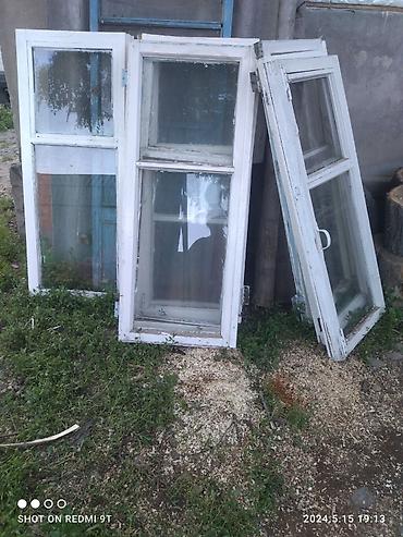 plaud note: Окна деревянные распашные 4 полноценных окна, цена за полноценное — 3