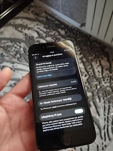 Apple iPhone: IPhone SE 2022, 128 GB, Qara, Qırıq — 6