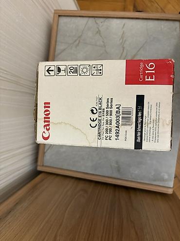 cartridge: Canon E16 orijinal toner kartric - Rəng: Qara (Black) - Model — 4