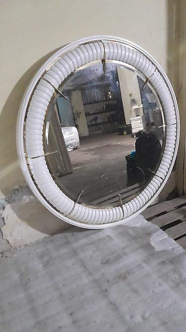 Декор и интерьер: Зеркало Настенное, Круг, Декоративное, С рамой — 1