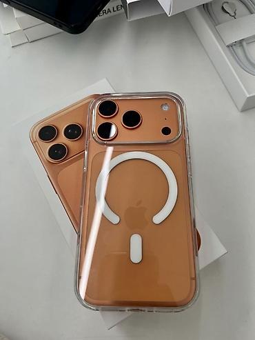 note 13 pro plus: IPhone 17 Pro Max, Б/у, 256 ГБ, Оранжевый, Чехол, Кабель, Коробка, 100 % — 4