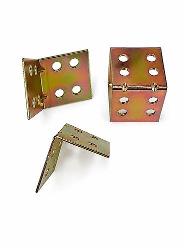 vint açan: Metal 30x30 L-bucaqlı birləşdirici mötərizələr - Material: möhkəm — 1