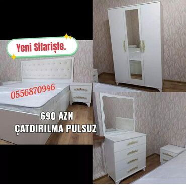 Yataq otağı dəstləri: İkinəfərlik çarpayı, Azərbaycan, Yeni — 2