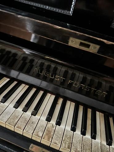 Musiqi alətləri: August Förster vertikal pianino - Brend/model: August Förster (güllə — 5