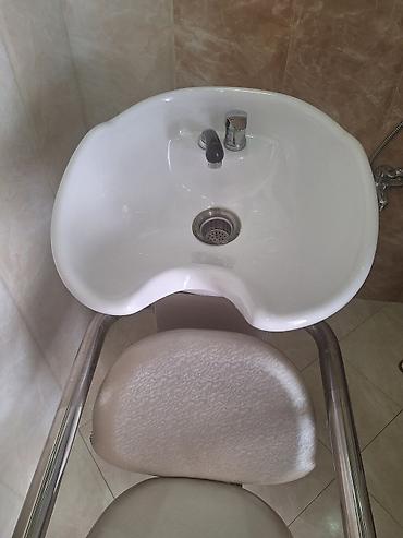 Salon, tibbi mebel: Salon üçün saç yuma stansiyası - Keramika yuma kasası: dərin, baş — 2