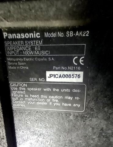 Zvučnici i stereo sistemi: 2 Mini Linije ili 2 Stuba Sony  80i220eu.Sony sa Panasonic zvucnicima — 8