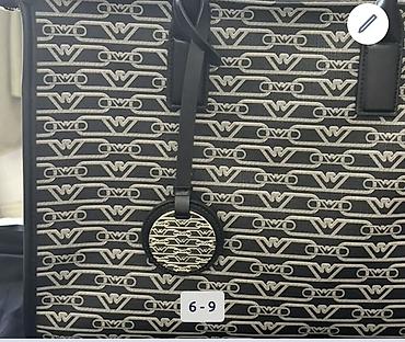 Çantalar: Emporio Armani GW20 monoqramlı qadın çantası - Model: geniş tote — 6