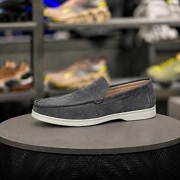 походные ботинки: Мокасины 👞 • 3 цвета: коричневый 🤎, тёмно-коричневый 🟤 и серый 🩶 • — 2