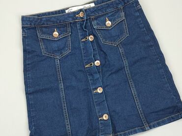 spódniczka biała jeansowa: Skirt, DenimCo, 13 years, 152-158 cm, condition - Perfect