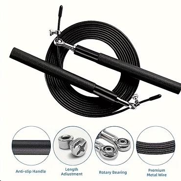 Ağırlıqlı fitnes ipi (jump rope) Fitnes və kardio məşqləri üçün