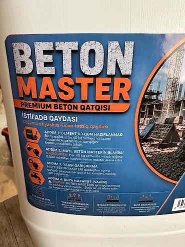 plastik bidon: BETON MASTER – Premium beton qatqısı (konsentrat), 10 L Təyinat: - — 2