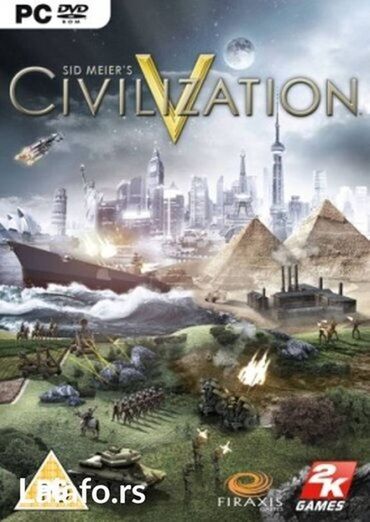 Ostale igre i konzole: Civilisation V (5) igra za pc (racunar i lap-top) ukoliko zelite da