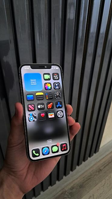 iphone şunuru: IPhone 12 Pro, 128 GB, Graphite, Face ID — 1