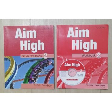 magistr kitabları: Aim high 2 satılır, təzədir, heç istifadə olunmayıb