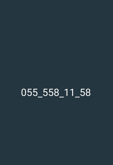 Номер: ( 055 ) ( 555581158 ), Новый