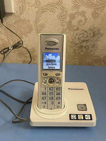 panasonik telefon: Panasonic DECT simsiz ev telefonu və baza stansiyası Xüsusiyyətlər: - — 1