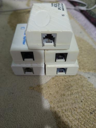 tozsoran səsi: ADSL splitterlər (telefon/xət) – bir neçə ədəd - Tip: ADSL/POTS — 1