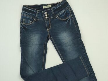 spódnice w biało granatowe paski: Jeans, M (EU 38), condition - Very good