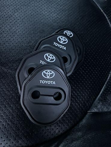 Тюнинг: Накладки на ответную планку замка двери для Toyota - Комплект: 4 — 2