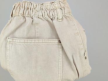 czarne cargo pull and bear: Spodnie cargo damskie, rozmiar S — 4