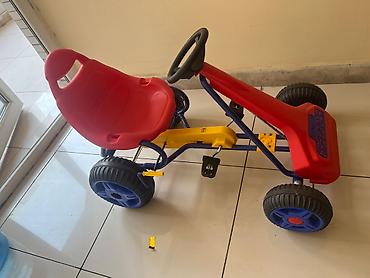 velosiped 4 tekerli: Uşaq pedallı maşını – GTOYS 88 SPEEDCAR - Rənglər: qırmızı gövdə və — 2