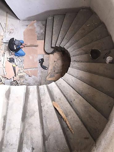 plant beton: Бетонная лестница Наружные, Форма лестницы: Винтовая — 4