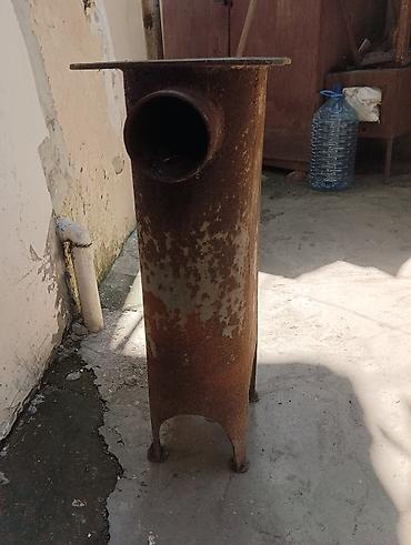 камин печь на дровах: Metall soba/odun peçi - Material: qalın metal/kətan polad gövdə - — 1