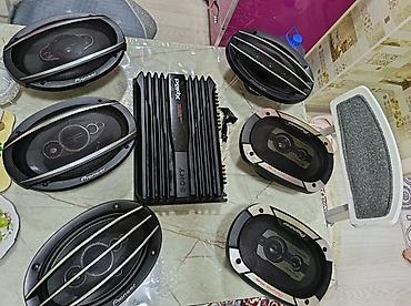 masin maqintafonlari satışı: Avtomobil audio dəsti – Pioneer akustika + Sony gücləndirici — 1