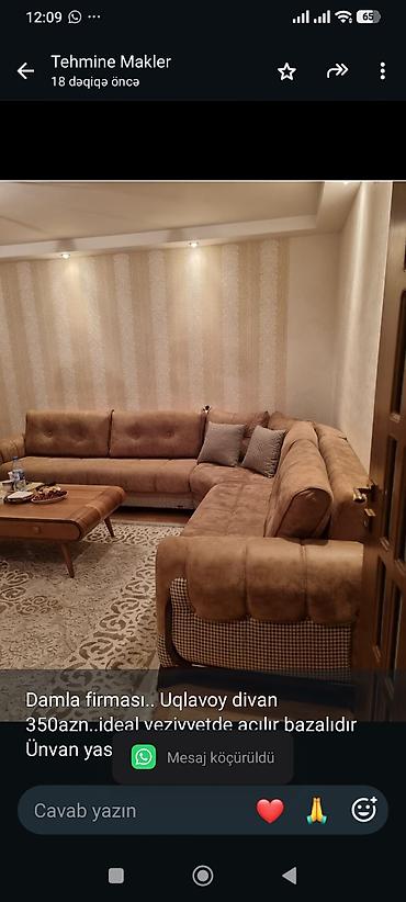 Damla firması. Uqlavoy divan 350azn. ideal veziyyetde acılır lalafo.az -da Damla firması. Uqlavoy divan 350azn. ideal veziyyetde acılır