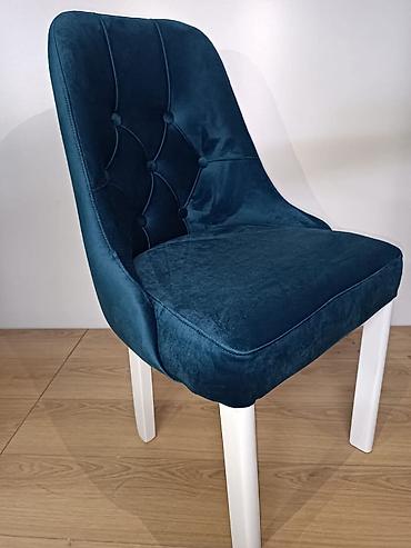 Stolice: Barska/klupska tapacirana stolica – elegantan model sa proštepom i — 3