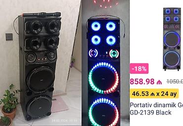 karaoke qiymetleri: Musiqi merkezi 1 hefdedi alinib İrşaddan.2 mikrafonu var. Cox guclu — 1