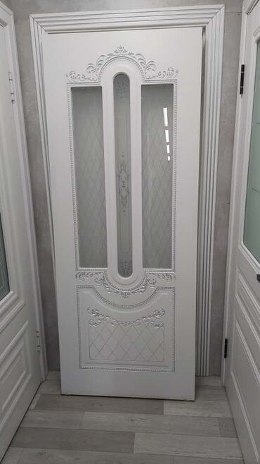 стекло в межкомнатную дверь: Межкомнатная дверь со стеклом, Окрашенная, цвет - Белый