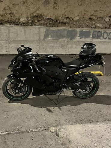 мото кацилка: Спортивный мотоцикл Kawasaki Ninja ZX-6R . Черный матовый/глянцевый — 3
