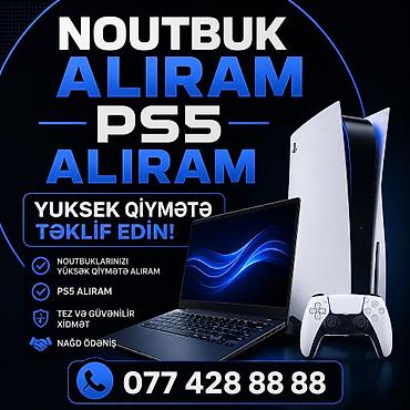 Ноутбуки и аксессуары: YUKSEK QIYMETLE NOUTBUK PS5 ALIRAM TEKLIF EDIN EN YUKSEK ALIS YENI VE — 1