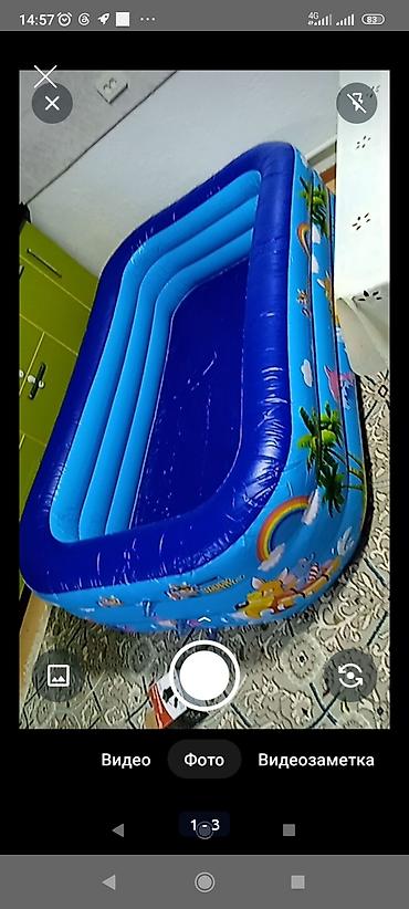 водяной коврик: Надувной бассейн 183*51-2300 244*61-3300 2 есть насос электрический — 1