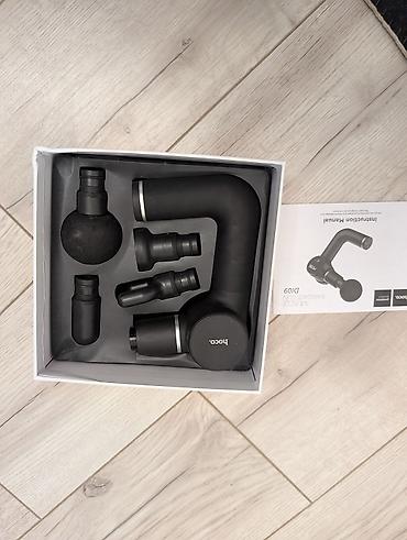интимная игрушка: Массажный пистолет HOCO D109 Muscle Massage Gun (L‑type) б/у — 2