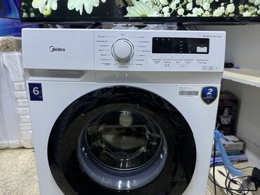 Стиральные машины: Стиральная машина Midea, Новый, Автомат, До 6 кг, Узкая — 8