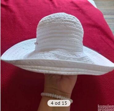ženski šeširi za leto: M (57), bоја - Bež